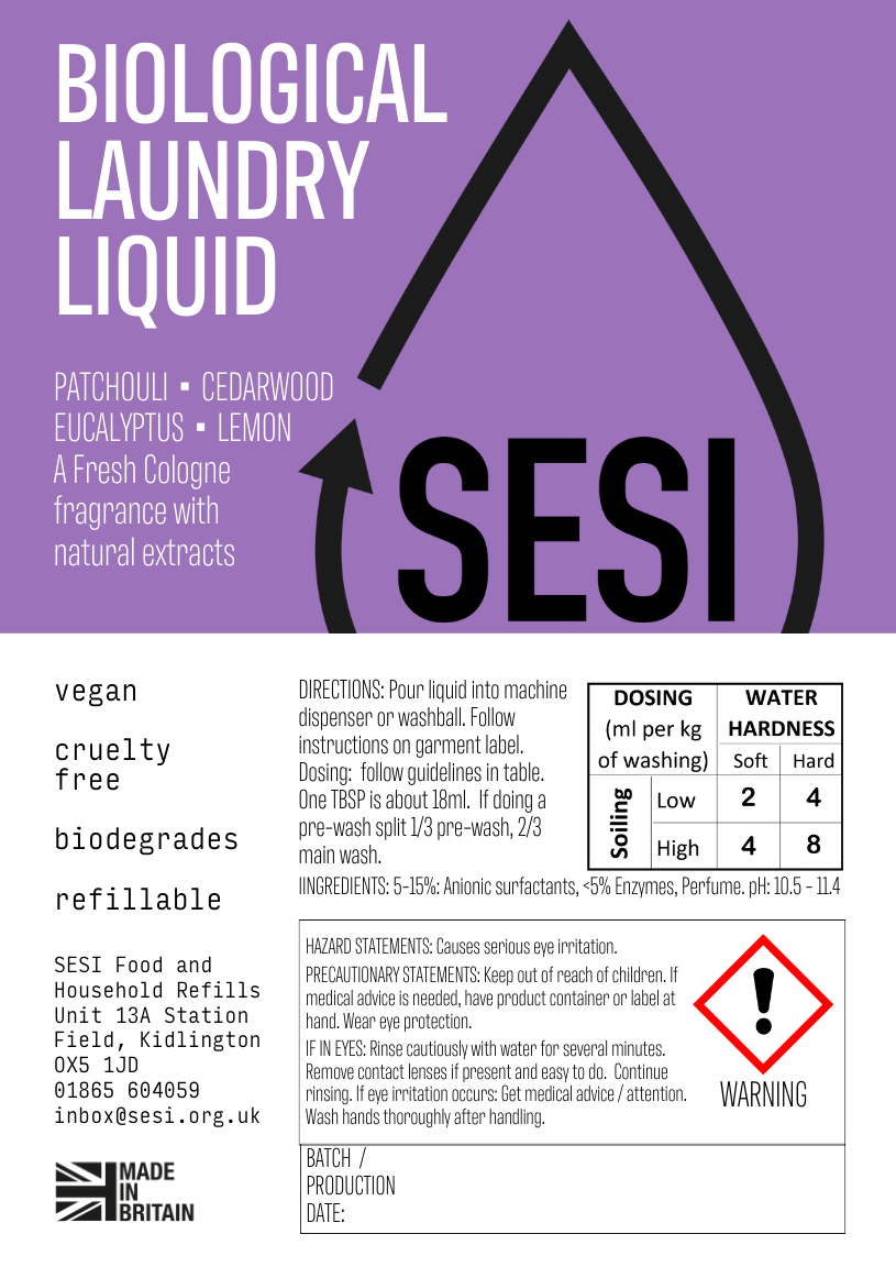 5L Laundry Liquid - SESI